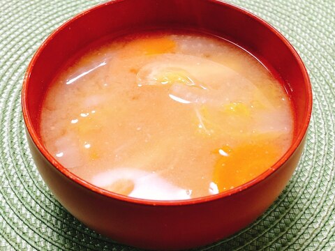 うどん残りスープリメイク♪野菜味噌汁✧˖°